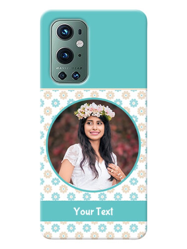 Custom OnePlus 9 Pro 5G Custom Mobile Back Covers: Beautiful Flowers Design