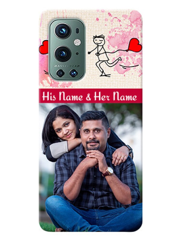 Custom OnePlus 9 Pro 5G phone back covers: You and Me Case Design