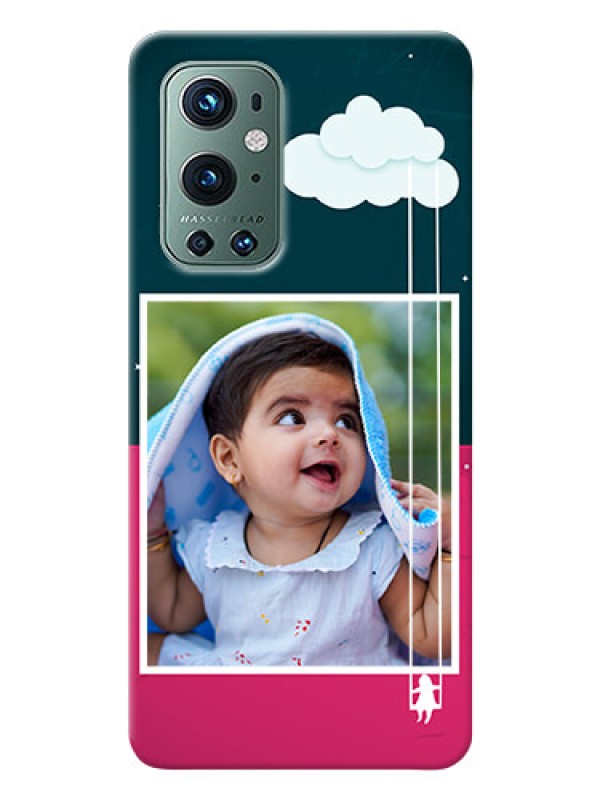 Custom OnePlus 9 Pro 5G custom phone covers: Cute Girl with Cloud Design
