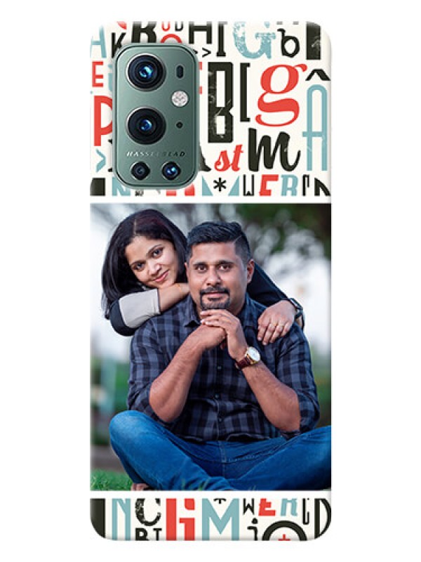 Custom OnePlus 9 Pro 5G custom mobile phone covers: Alphabet Design