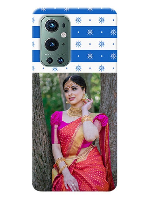 Custom OnePlus 9 Pro 5G custom mobile covers: Snow Pattern Design