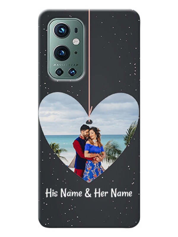 Custom OnePlus 9 Pro 5G custom phone cases: Hanging Heart Design
