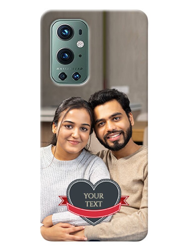 Custom OnePlus 9 Pro 5G mobile back covers online: Just Married Couple Design