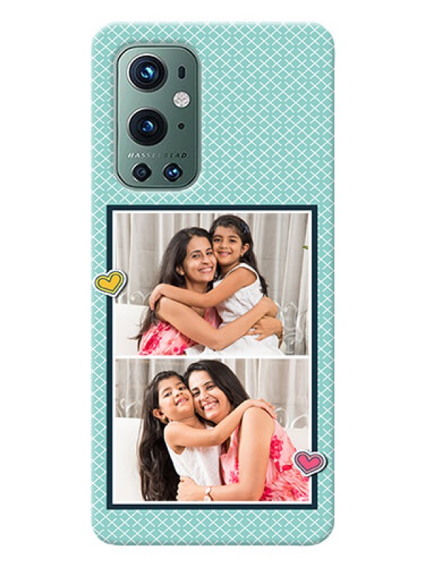 Custom OnePlus 9 Pro 5G Custom Phone Cases: 2 Image Holder with Pattern Design