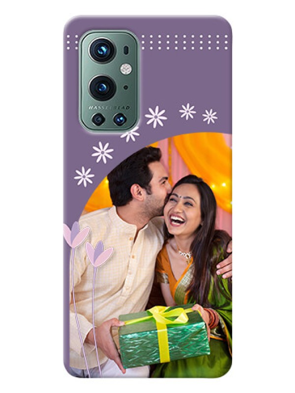 Custom OnePlus 9 Pro 5G Phone covers for girls: lavender flowers design 