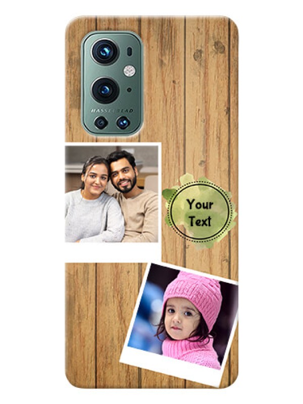Custom OnePlus 9 Pro 5G Custom Mobile Phone Covers: Wooden Texture Design