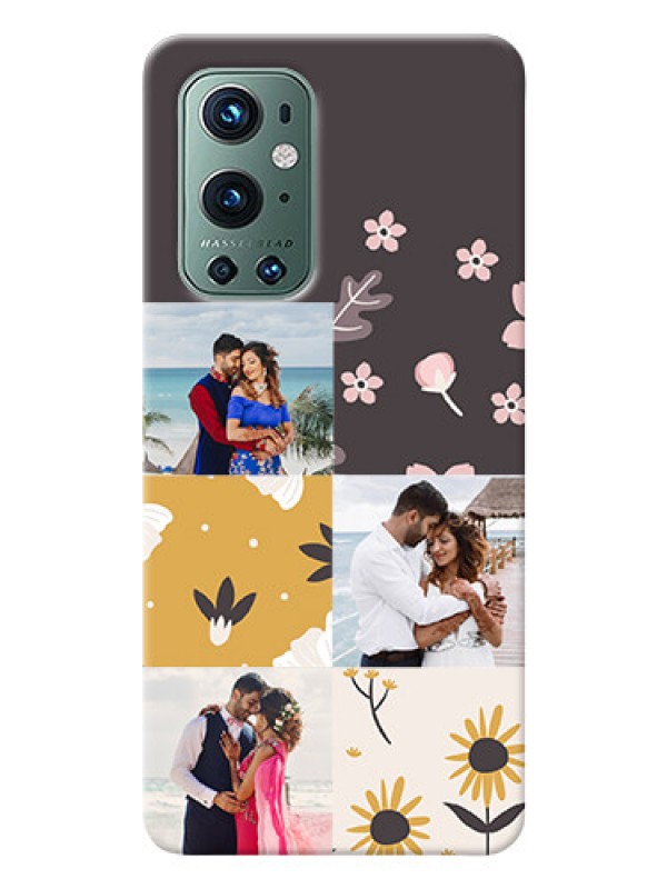 Custom OnePlus 9 Pro 5G phone cases online: 3 Images with Floral Design