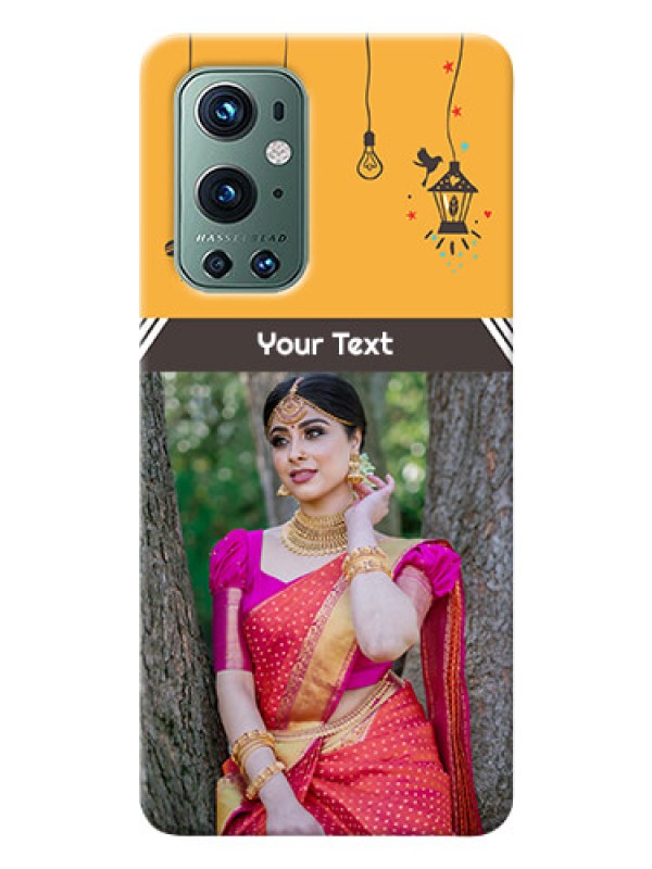 Custom OnePlus 9 Pro 5G custom back covers with Family Picture and Icons 