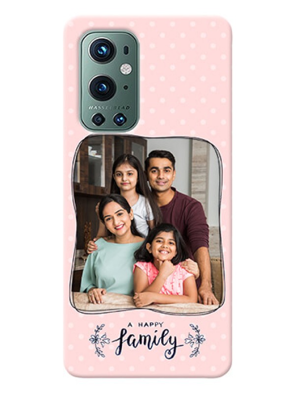 Custom OnePlus 9 Pro 5G Personalized Phone Cases: Family with Dots Design
