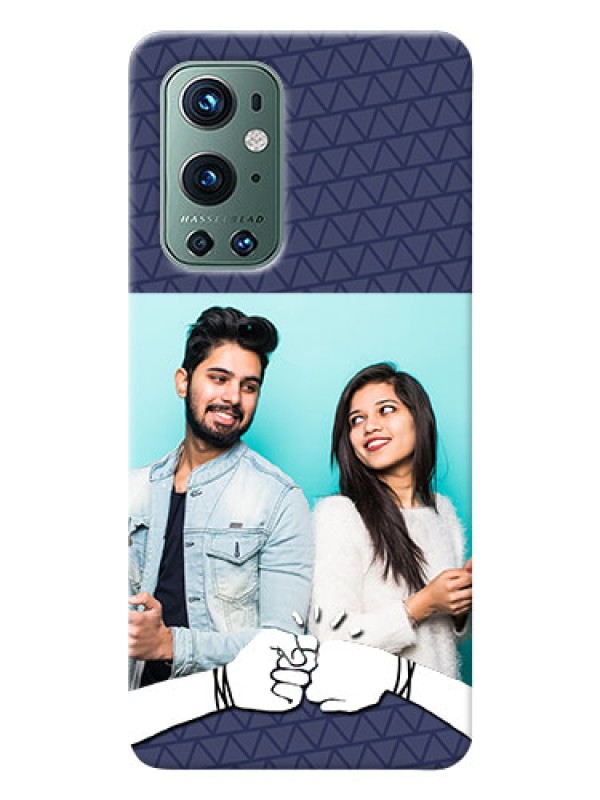 Custom OnePlus 9 Pro 5G Mobile Covers Online with Best Friends Design  