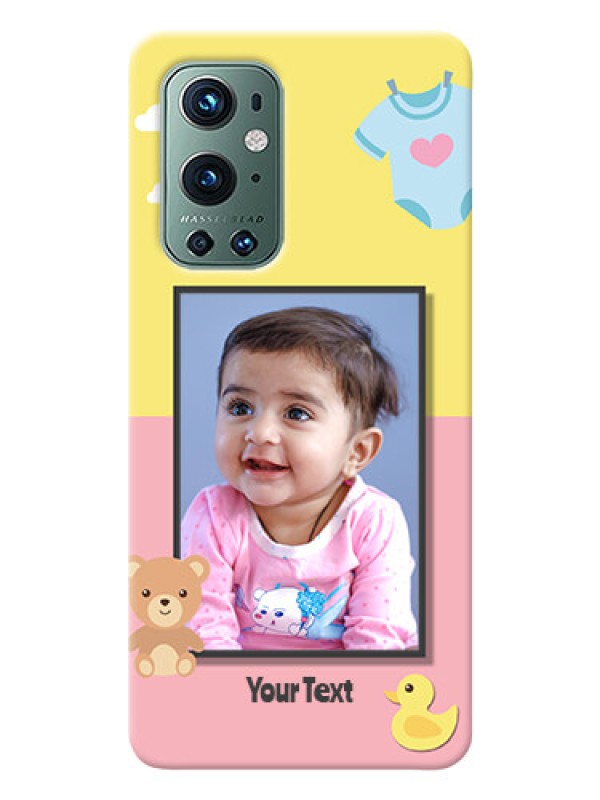 Custom OnePlus 9 Pro 5G Back Covers: Kids 2 Color Design