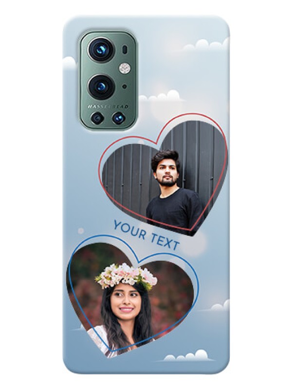 Custom OnePlus 9 Pro 5G Phone Cases: Blue Color Couple Design 