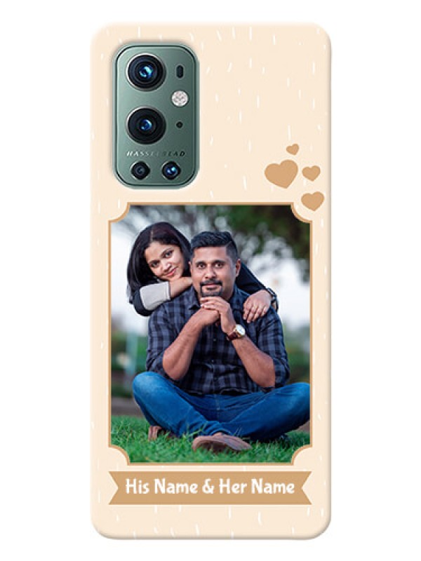 Custom OnePlus 9 Pro 5G mobile phone cases with confetti love design 