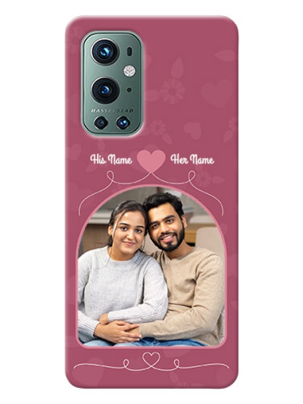 Custom OnePlus 9 Pro 5G mobile phone covers: Love Floral Design