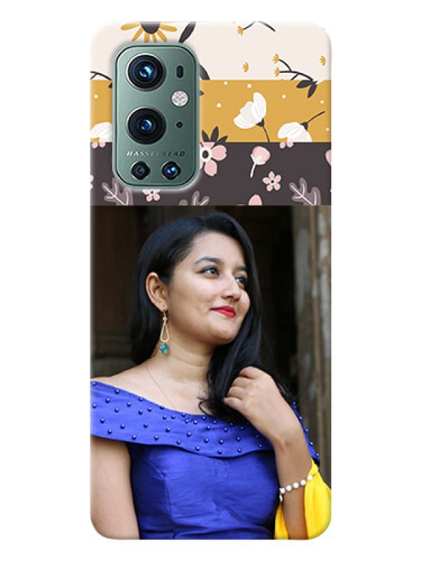 Custom OnePlus 9 Pro 5G mobile cases online: Stylish Floral Design