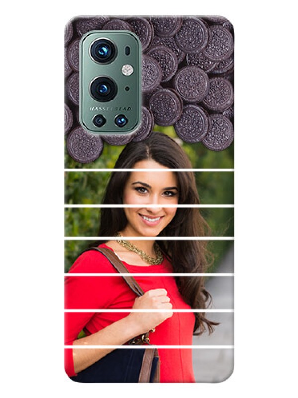 Custom OnePlus 9 Pro 5G Custom Mobile Covers with Oreo Biscuit Design