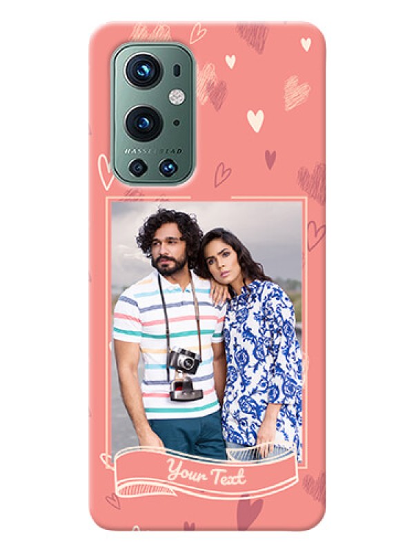 Custom OnePlus 9 Pro 5G custom mobile phone cases: love doodle art Design