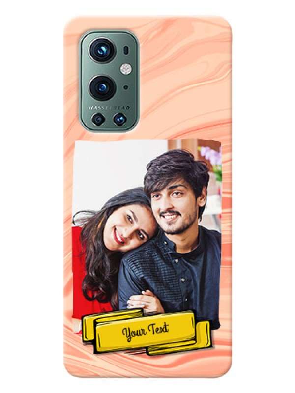 Custom OnePlus 9 Pro 5G Customized Phone Cases: Marble Texture Design