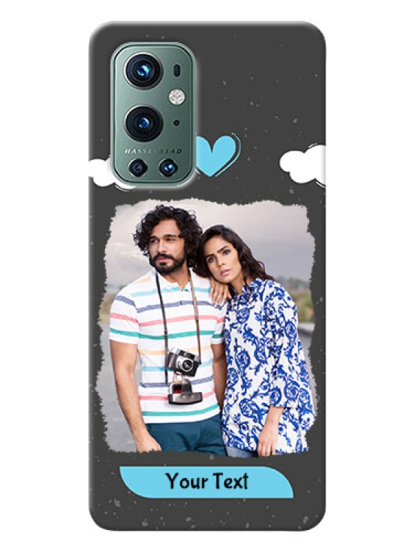 Custom OnePlus 9 Pro 5G Mobile Back Covers: splashes with love doodles Design