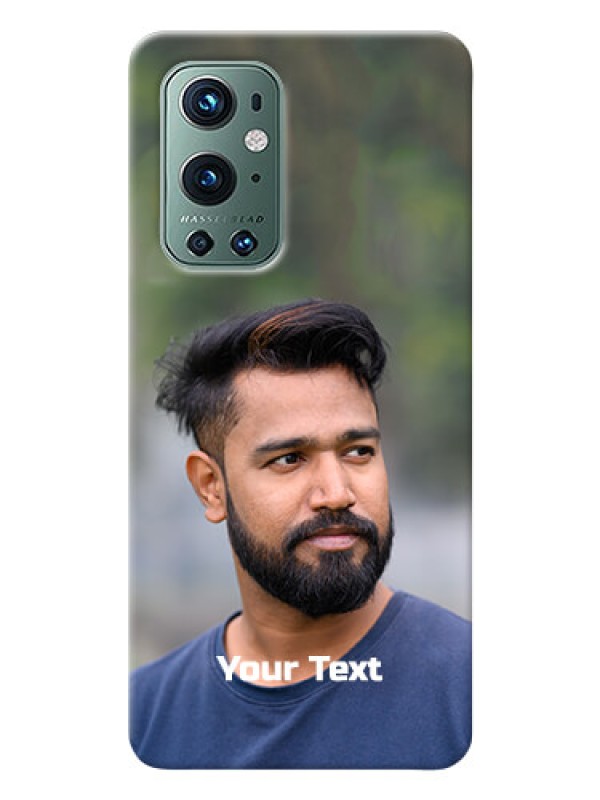 Custom OnePlus 9 Pro 5G Mobile Cover: Photo with Text