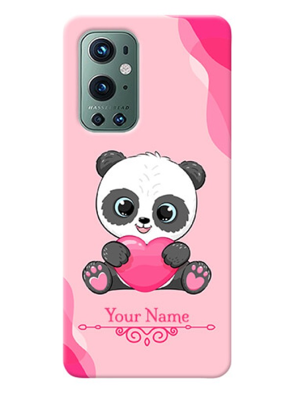 Custom OnePlus 9 Pro 5G Mobile Back Covers: Cute Panda Design