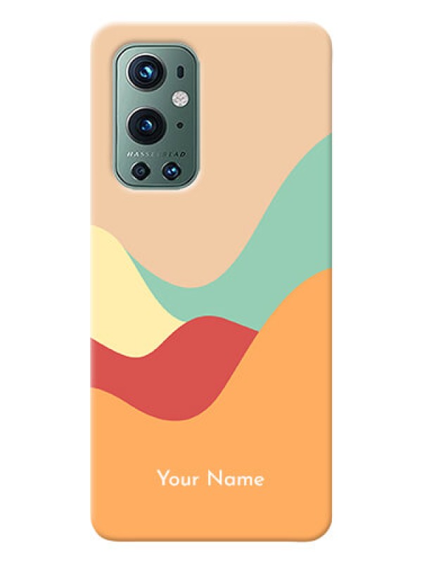 Custom OnePlus 9 Pro 5G Custom Mobile Case with Ocean Waves Multi-colour Design