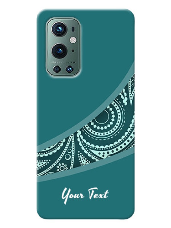 Custom OnePlus 9 Pro 5G Custom Phone Covers: semi visible floral Design