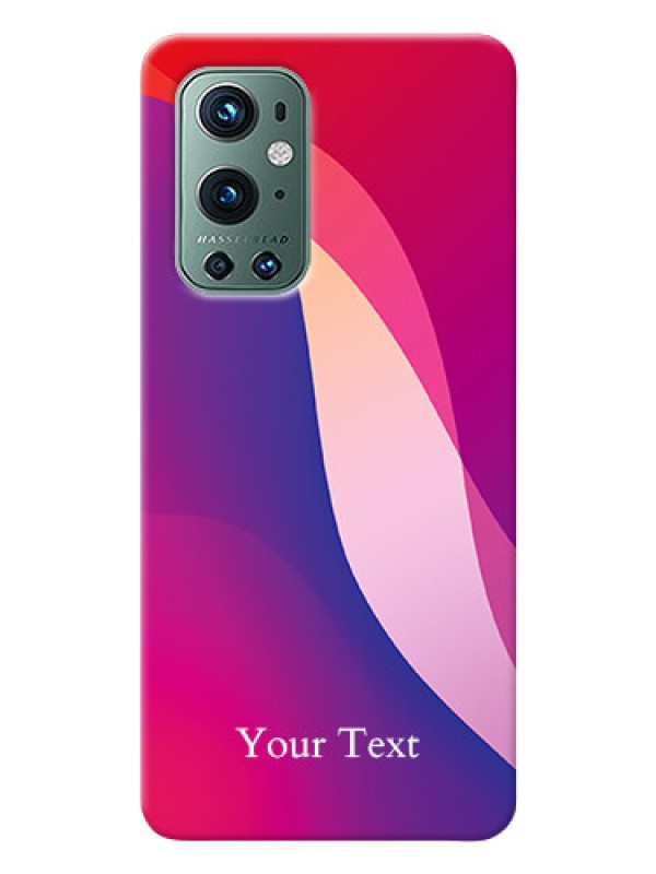Custom OnePlus 9 Pro 5G Mobile Back Covers: Digital abstract Overlap Design