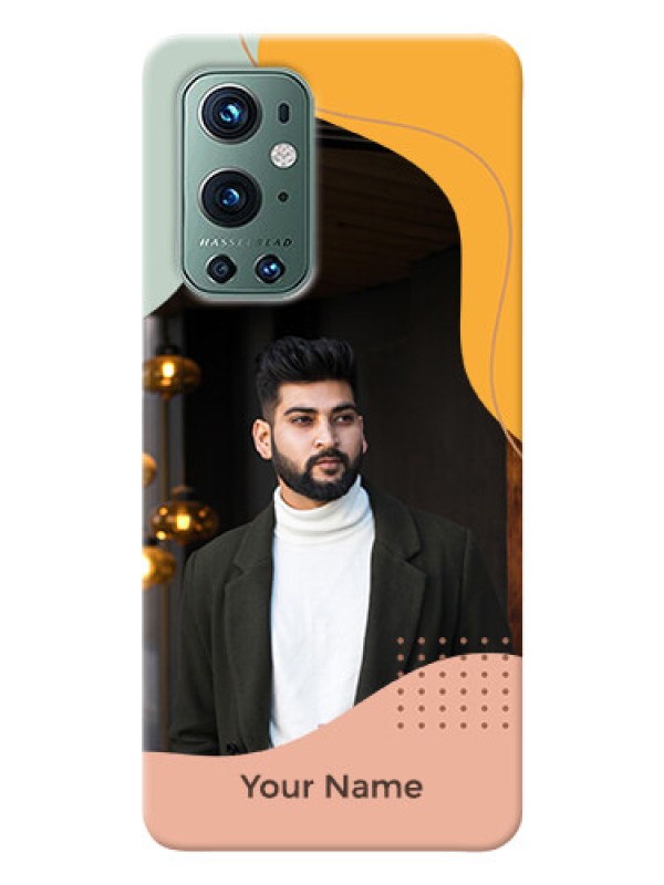 Custom OnePlus 9 Pro 5G Custom Phone Cases: Tri-coloured overlay design