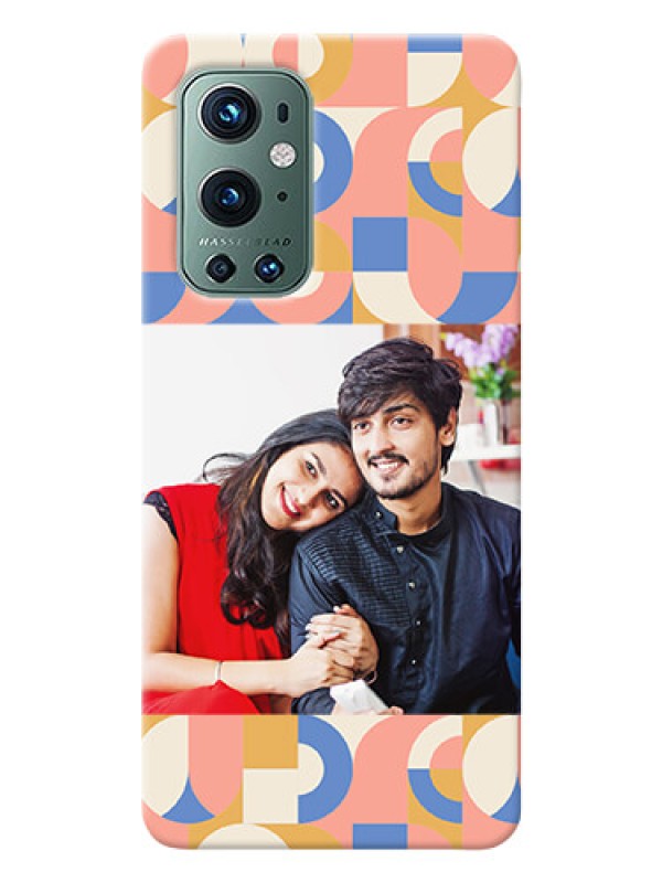 Custom OnePlus 9 Pro 5G Custom Phone Covers: Semi-circle Maze Pattern Design