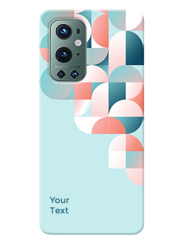 Custom OnePlus 9 Pro 5G Back Covers: Stylish Semi-circle Pattern Design