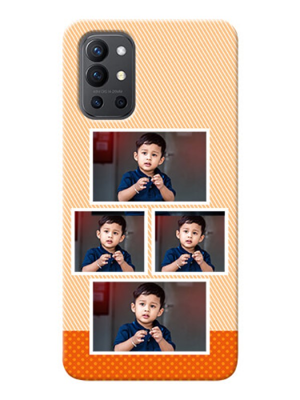 Custom OnePlus 9R 5G Mobile Back Covers: Bulk Photos Upload Design