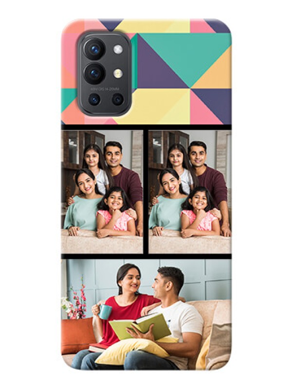 Custom OnePlus 9R 5G personalised phone covers: Bulk Pic Upload Design