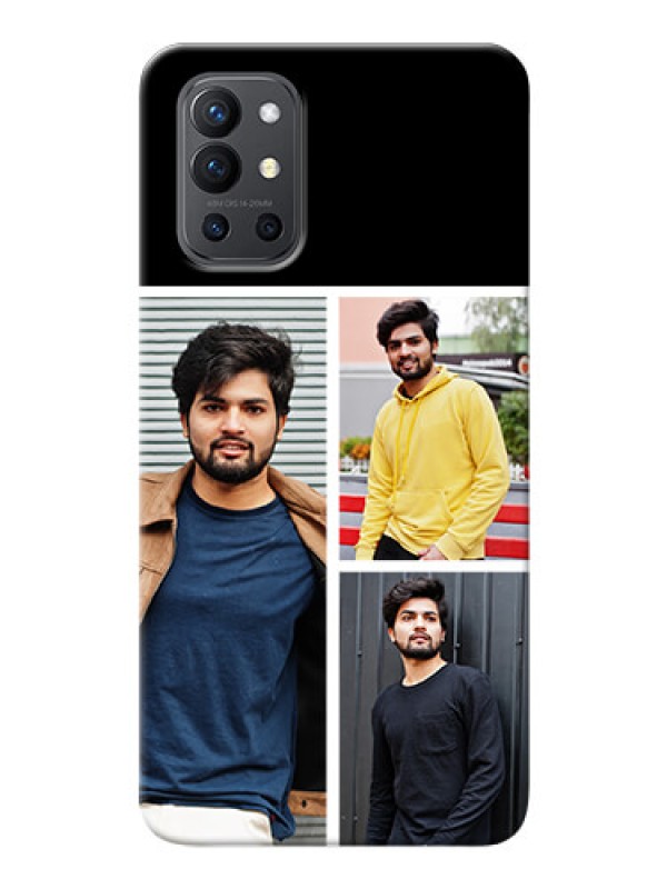 Custom OnePlus 9R 5G Custom Mobile Cover: Upload Multiple Picture Design