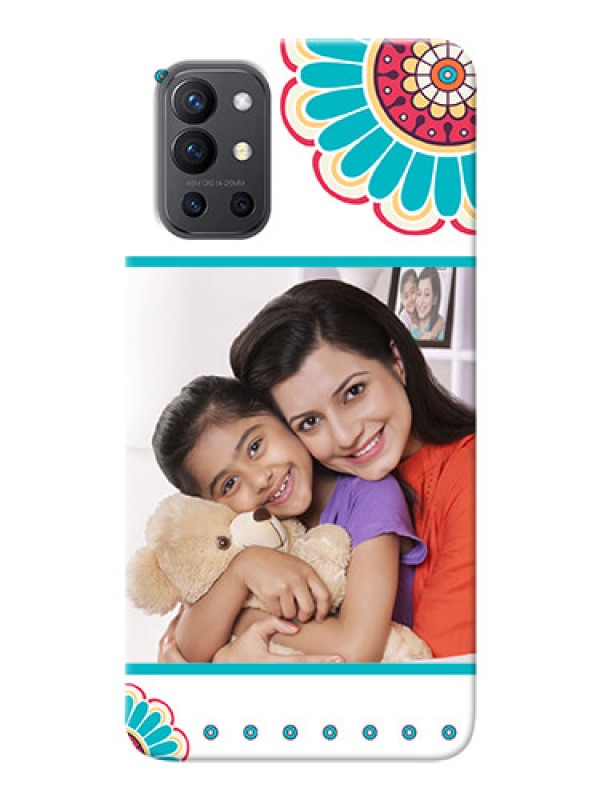 Custom OnePlus 9R 5G custom mobile phone cases: Flower Design