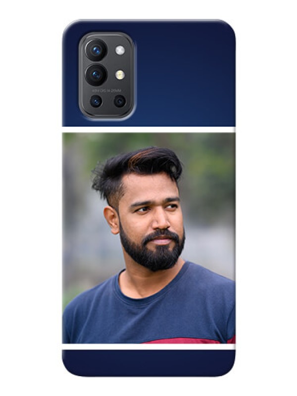 Custom OnePlus 9R 5G Mobile Cases: Simple Royal Blue Design