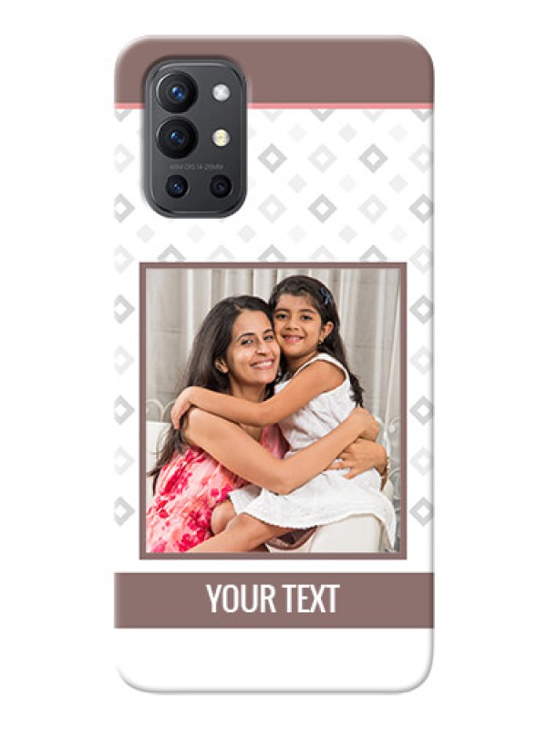 Custom OnePlus 9R 5G custom back covers: Simple Diamond Design