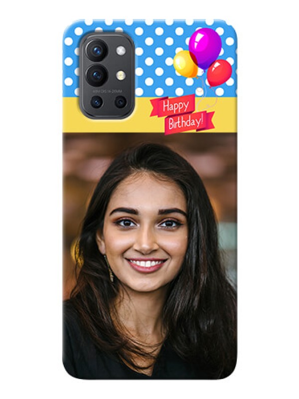 Custom OnePlus 9R 5G custom mobile back covers: Happy Birthday Design