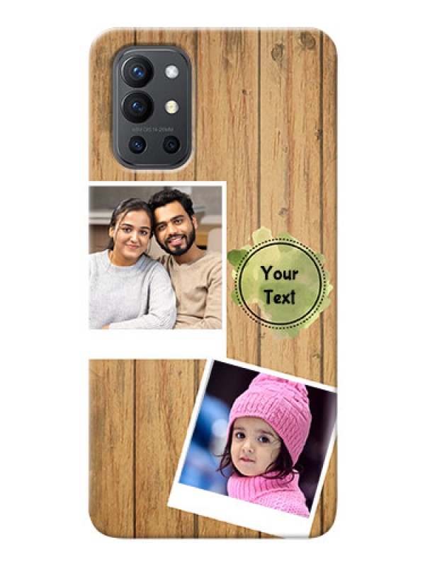 Custom OnePlus 9R 5G Custom Mobile Phone Covers: Wooden Texture Design