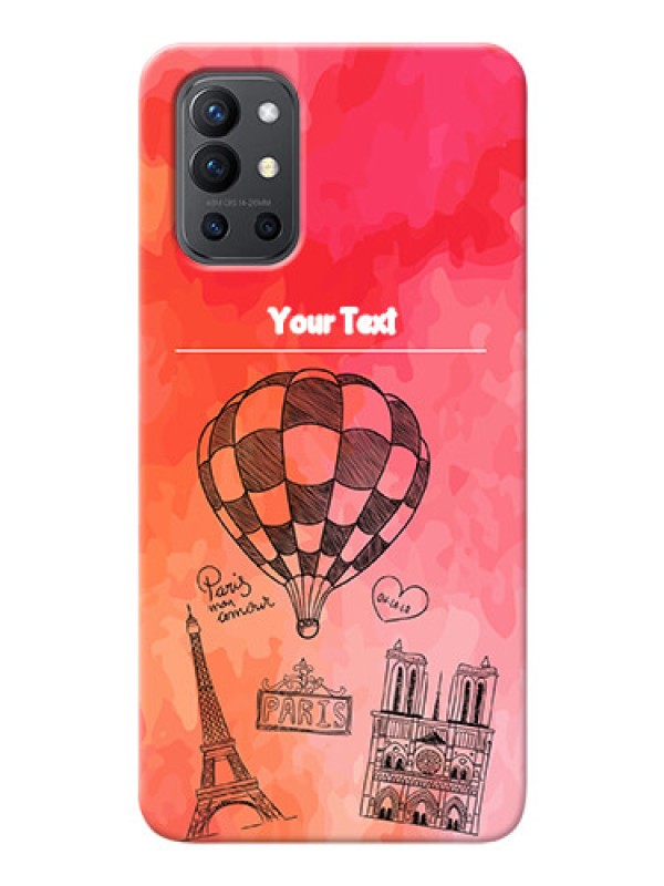 Custom OnePlus 9R 5G Personalized Mobile Covers: Paris Theme Design