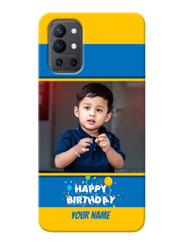 Custom OnePlus 9R 5G Mobile Back Covers Online: Birthday Wishes Design