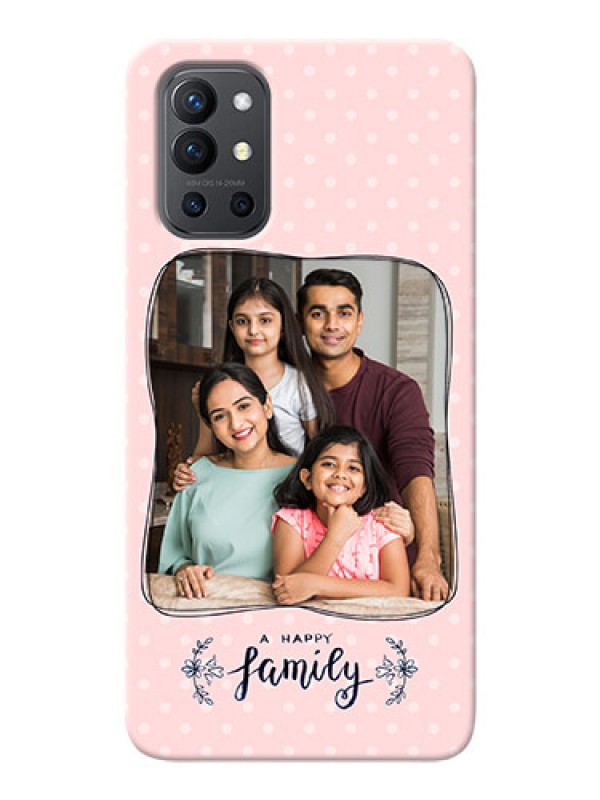 Custom OnePlus 9R 5G Personalized Phone Cases: Family with Dots Design