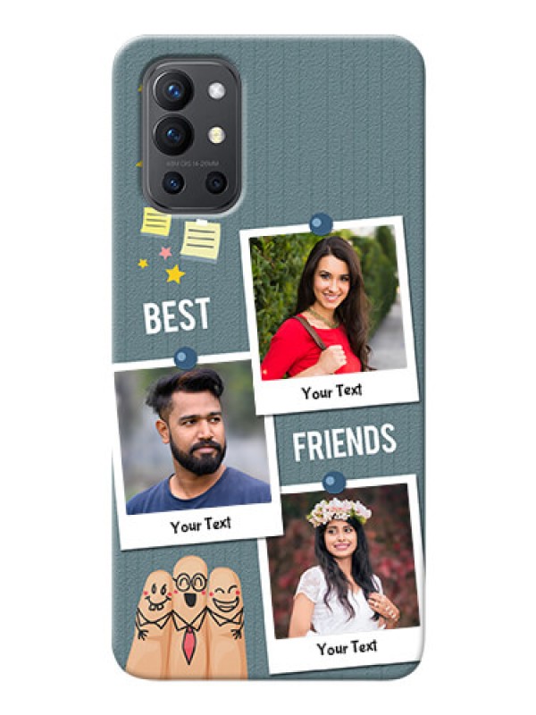 Custom OnePlus 9R 5G Mobile Cases: Sticky Frames and Friendship Design