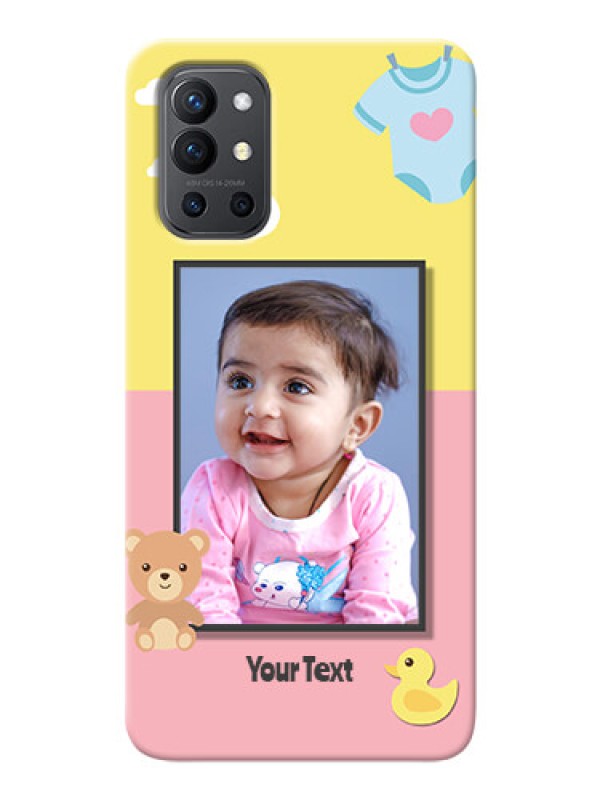 Custom OnePlus 9R 5G Back Covers: Kids 2 Color Design