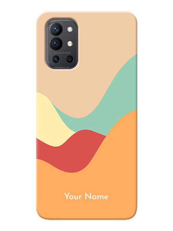 Custom OnePlus 9R 5G Custom Mobile Case with Ocean Waves Multi-colour Design
