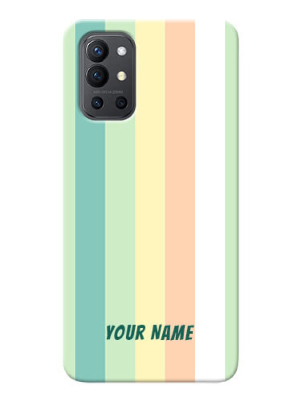 Custom OnePlus 9R 5G Back Covers: Multi-colour Stripes Design