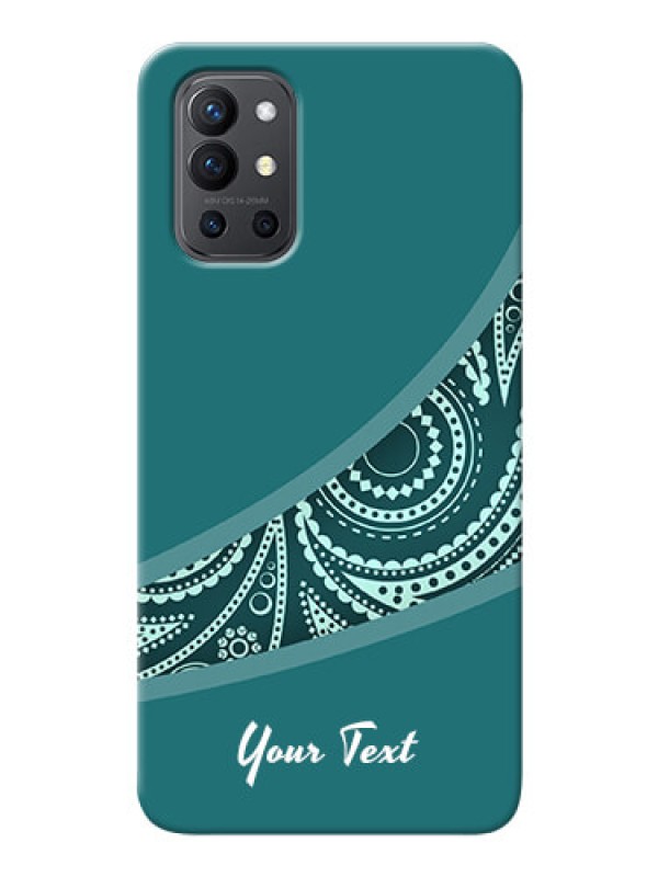 Custom OnePlus 9R 5G Custom Phone Covers: semi visible floral Design
