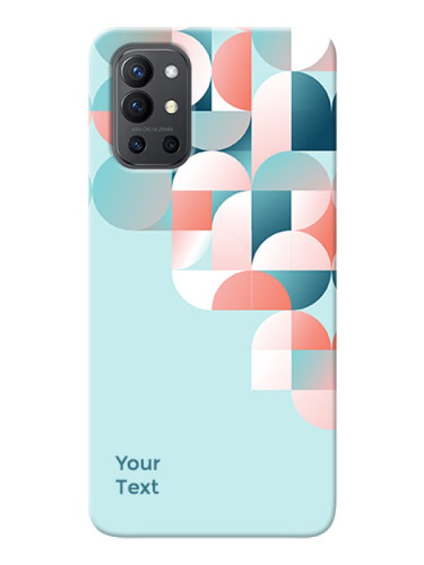 Custom OnePlus 9R 5G Back Covers: Stylish Semi-circle Pattern Design