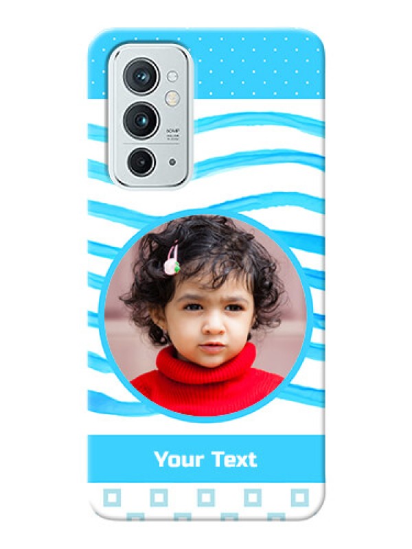 Custom OnePlus 9RT 5G phone back covers: Simple Blue Case Design