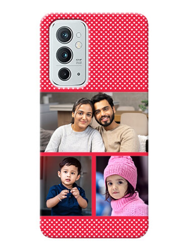 Custom OnePlus 9RT 5G mobile back covers online: Bulk Pic Upload Design